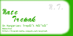 mate trepak business card